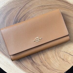 Coach Brown Leather Women's Wallet